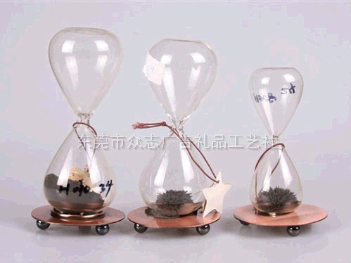 沙漏工艺品摄影